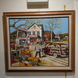 H.hargrove Going To Grandma's House Ltd Ed Painting Wall Art 169/1500 29x25